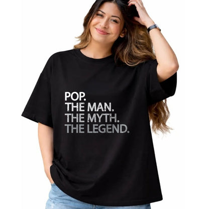 Best Grandpa Shirt, Proud Grandpa Unisex T-Shirt/Hoodie/Sweatshirt HLT00 -Cool Father, Dad & Grandpa Shirt - Pop The Man The Myth Tees T-Shirt