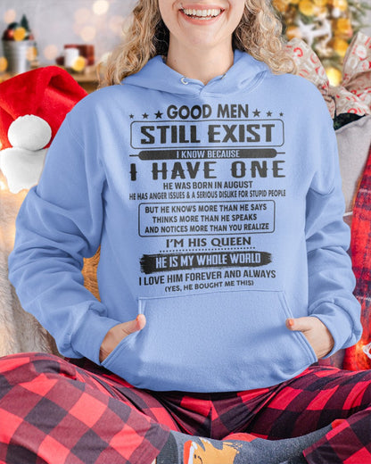 August - Good men Still Exist - gift for your girlfriend, wife from Husband - HLT08 (SKU-GM-08)