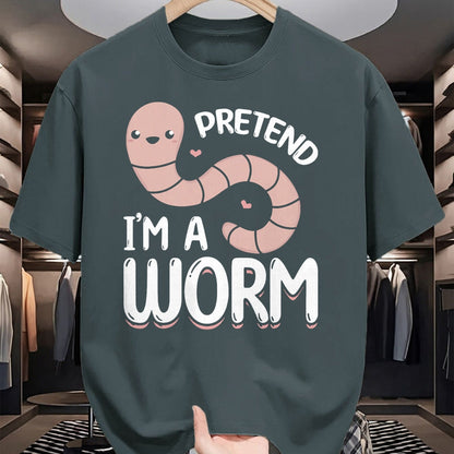 Best Farmer Life Shirt, Funny Farmer UnisexT-Shirt/Hoodie/Sweatshirt HLT00 - Compost Worms Worm Farmer Unisex-Adults Worm Lover Pretend I'm A Worm T-Shirt