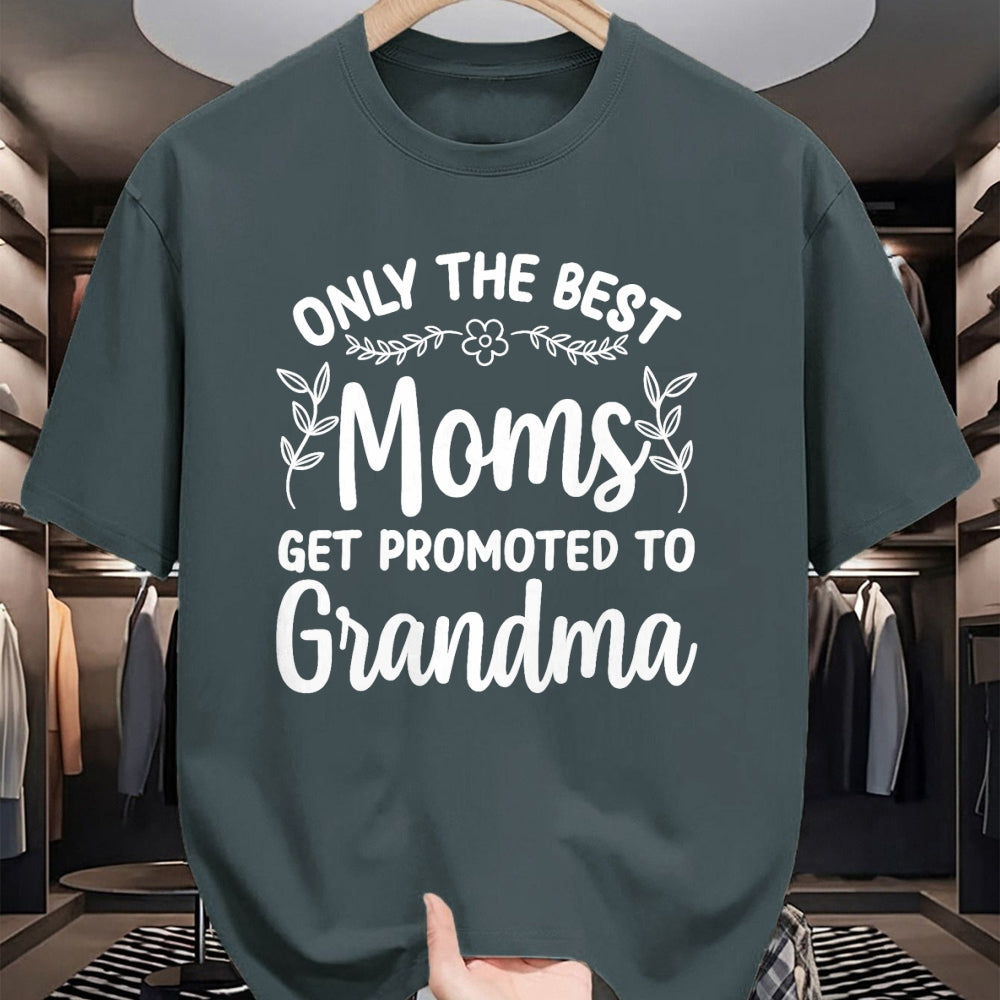 Best Grandma Shirt, Proud Grandma Unisex T-Shirt/Hoodie/Sweatshirt HLT00 - Grandma Art For Women Mom Promoted To Grandmother Grandma T-Shirt (1)