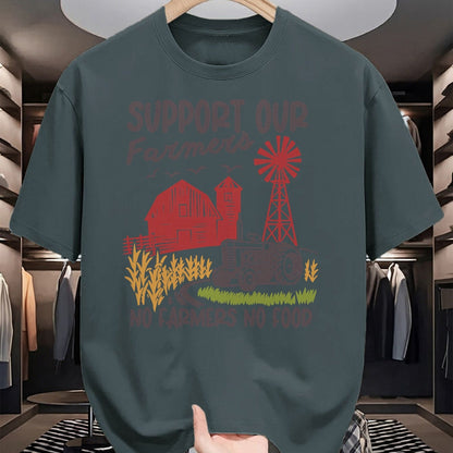 Best Farmer Life Shirt, Funny Farmer UnisexT-Shirt/Hoodie/Sweatshirt HLT00 - Support Our Farmer No Farmers No Food T-Shirt