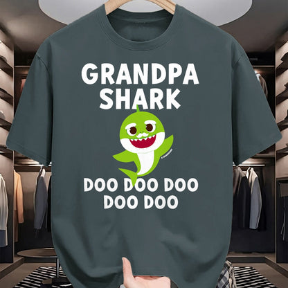 Best Grandpa Shirt, Proud Grandpa Unisex T-Shirt/Hoodie/Sweatshirt HLT00 - Pinkfong Grandpa Shark Official T-shirt T-Shirt