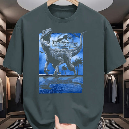 Best Dinosaur Lover Shirt, Funny Dinosaur UnisexT-Shirt/Hoodie/Sweatshirt HLT00 - Jurassic World Raptor Moon Light Logo Graphic T-Shirt T-Shirt