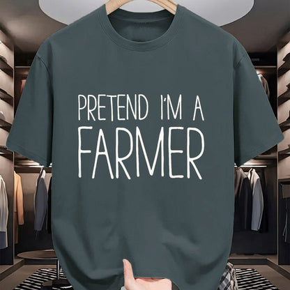 Best Farmer Life Shirt, Funny Farmer UnisexT-Shirt/Hoodie/Sweatshirt HLT00 - Pretend I'm A Farmer Shirt Adult Kids Men Women Costume T-Shirt, Men, Black, Large