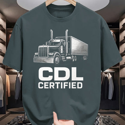 Best Truck Driver Life Shirt, Funny Trucker UnisexT-Shirt/Hoodie/Sweatshirt HLT00 - CDL Certified - Trucker Driver Funny Art T-Shirt