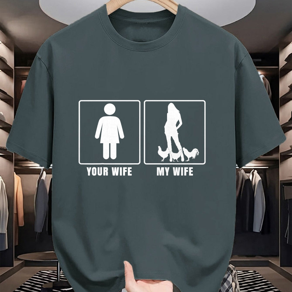 Best Farmer Life Shirt, Funny Farmer UnisexT-Shirt/Hoodie/Sweatshirt HLT00 - Your Wife My Wife Farmer Tshirt  Farm Life Husband Gift T-Shirt