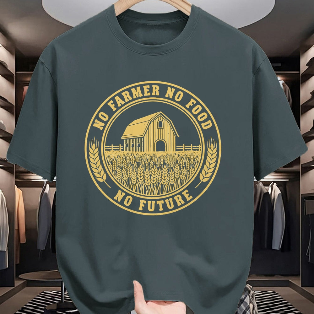 Best Farmer Life Shirt, Funny Farmer UnisexT-Shirt/Hoodie/Sweatshirt HLT00 - No Farmers No Food No Future Farmer Market Farming Vintage Long Sleeve T-Shirt