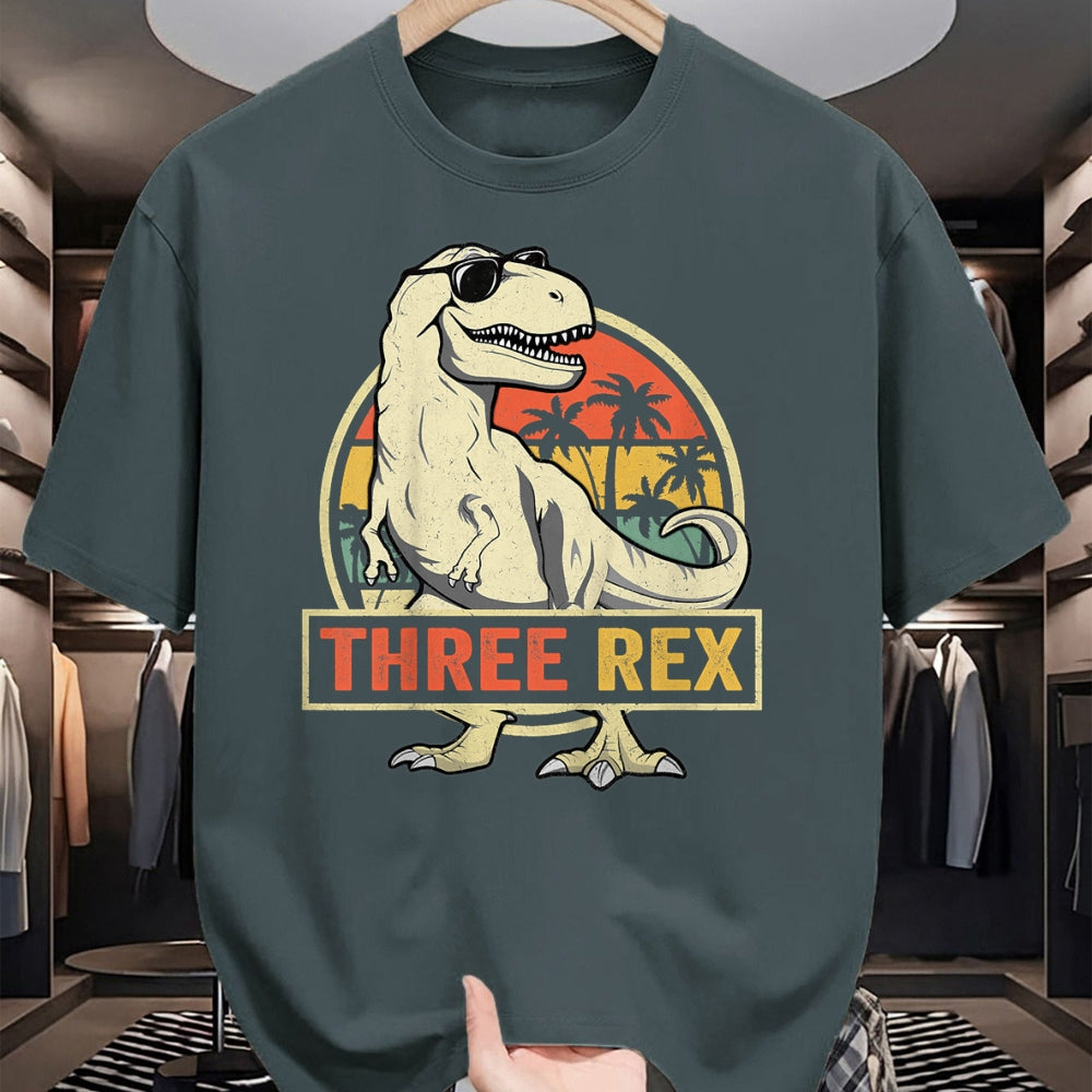 Best Dinosaur Lover Shirt, Funny Dinosaur UnisexT-Shirt/Hoodie/Sweatshirt HLT00 - Three Rex 3rd Birthday T Shirts Third Dinosaur Tees for Boys Girls Kids 3 Year Old