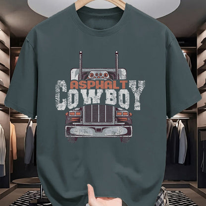 Best Truck Driver Life Shirt, Funny Trucker UnisexT-Shirt/Hoodie/Sweatshirt HLT00 - Asphalt Cowboy Cool Truck Driver Design Trucker T-Shirt