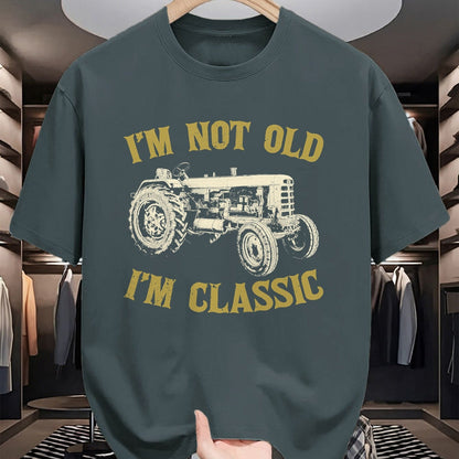 Best Farmer Life Shirt, Funny Farmer UnisexT-Shirt/Hoodie/Sweatshirt HLT00 - Vintage Tractor I'm Not Old I'm Classic Funny Tractor T-Shirt