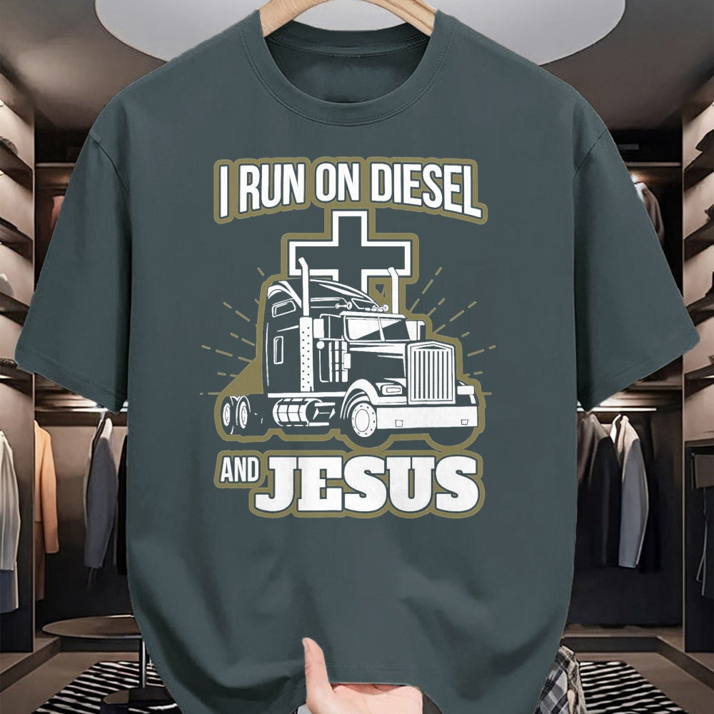 Best Truck Driver Life Shirt, Funny Trucker UnisexT-Shirt/Hoodie/Sweatshirt HLT00 - Jesus Truck Driver Christian Trucker T-Shirt, Men, Black, 3X-Large