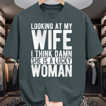 Best Husband Shirt, Wife and Husband Unisex T-Shirt/Hoodie/Sweatshirt HLT00 - Husband Wedding Lucky Women Relationship Love Husband T-Shirt