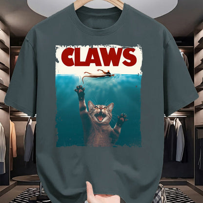 Cat Love Shirt, Funny Cat Lover Gift UnisexT-Shirt/Hoodie/Sweatshirt HLT00 - Claws Funny Cat I Love Cat Paws Cat Parody Animal Lover T-Shirt (1)