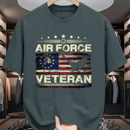 Proud Veteran Shirt, Funny Veteran UnisexT-Shirt/Hoodie/Sweatshirt HLT00 - Veteran US Air Force Tshirt - American Betsy Ross Flag T-Shirt