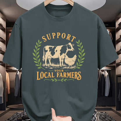 Best Farmer Life Shirt, Funny Farmer UnisexT-Shirt/Hoodie/Sweatshirt HLT00 - Support Your Local Farmers Farm Agriculture T-Shirt
