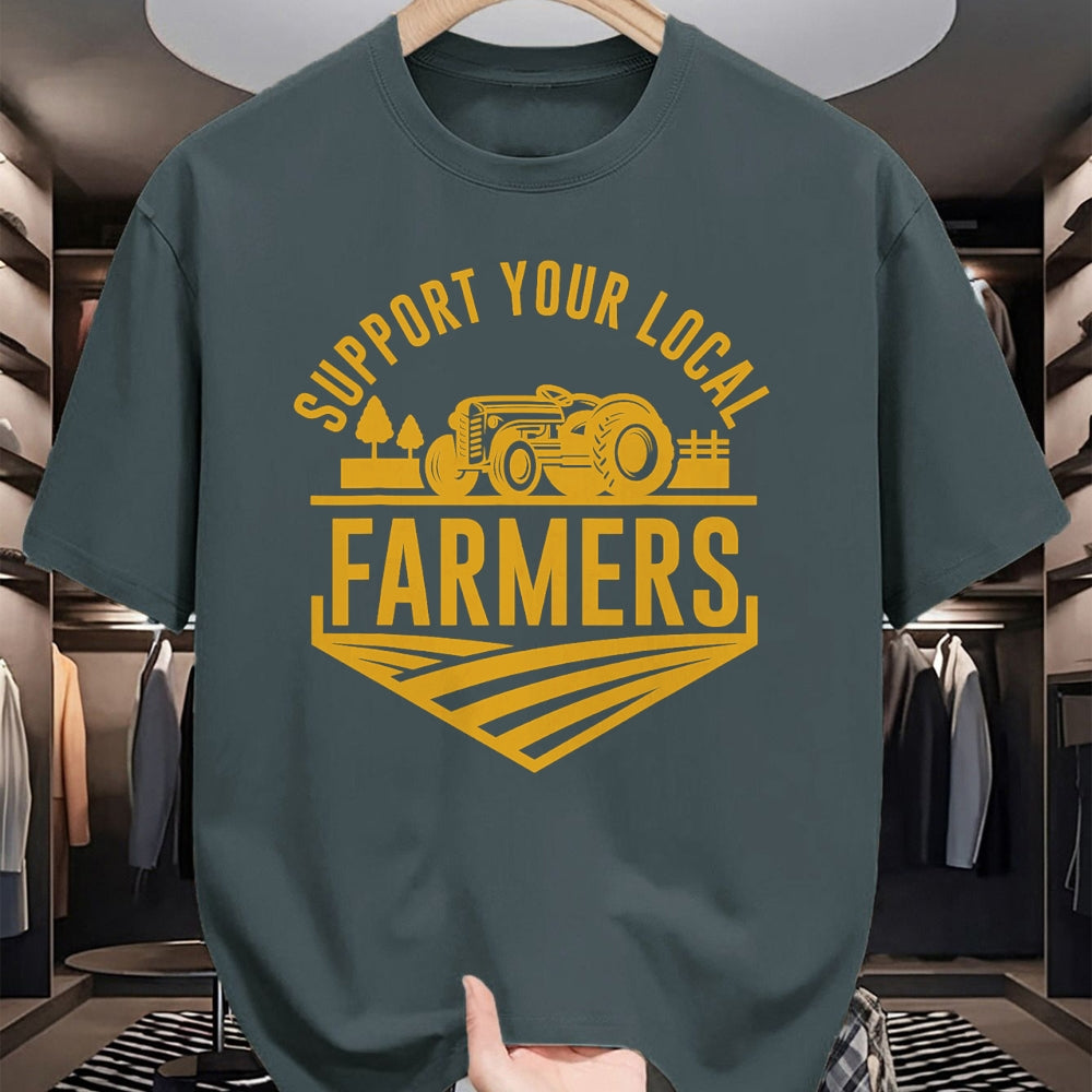 Best Farmer Life Shirt, Funny Farmer UnisexT-Shirt/Hoodie/Sweatshirt HLT00 - Farm Local Food Patriotic Farming Gift Idea Farmer T-Shirt Small