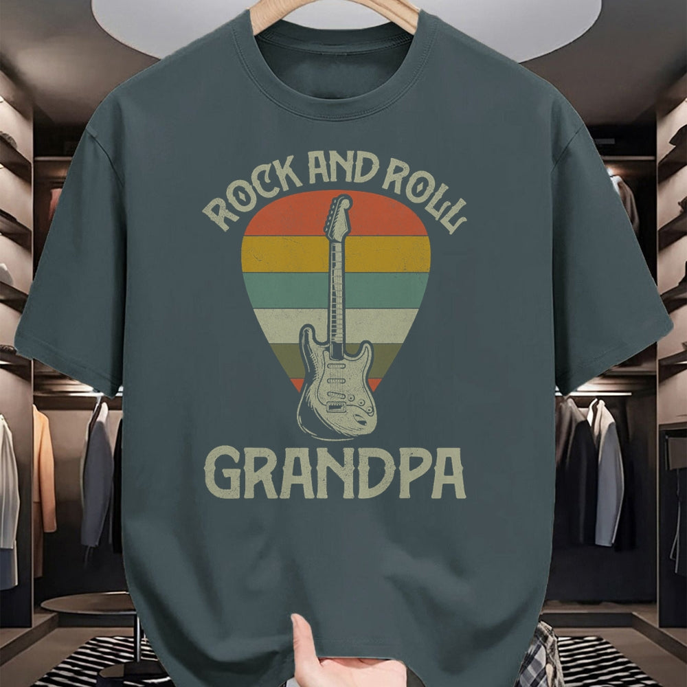Best Grandpa Shirt, Proud Grandpa Unisex T-Shirt/Hoodie/Sweatshirt HLT00 - Guitarist Grandpa Fathers Day Shirts, Grandpa Guitar Player T-Shirt