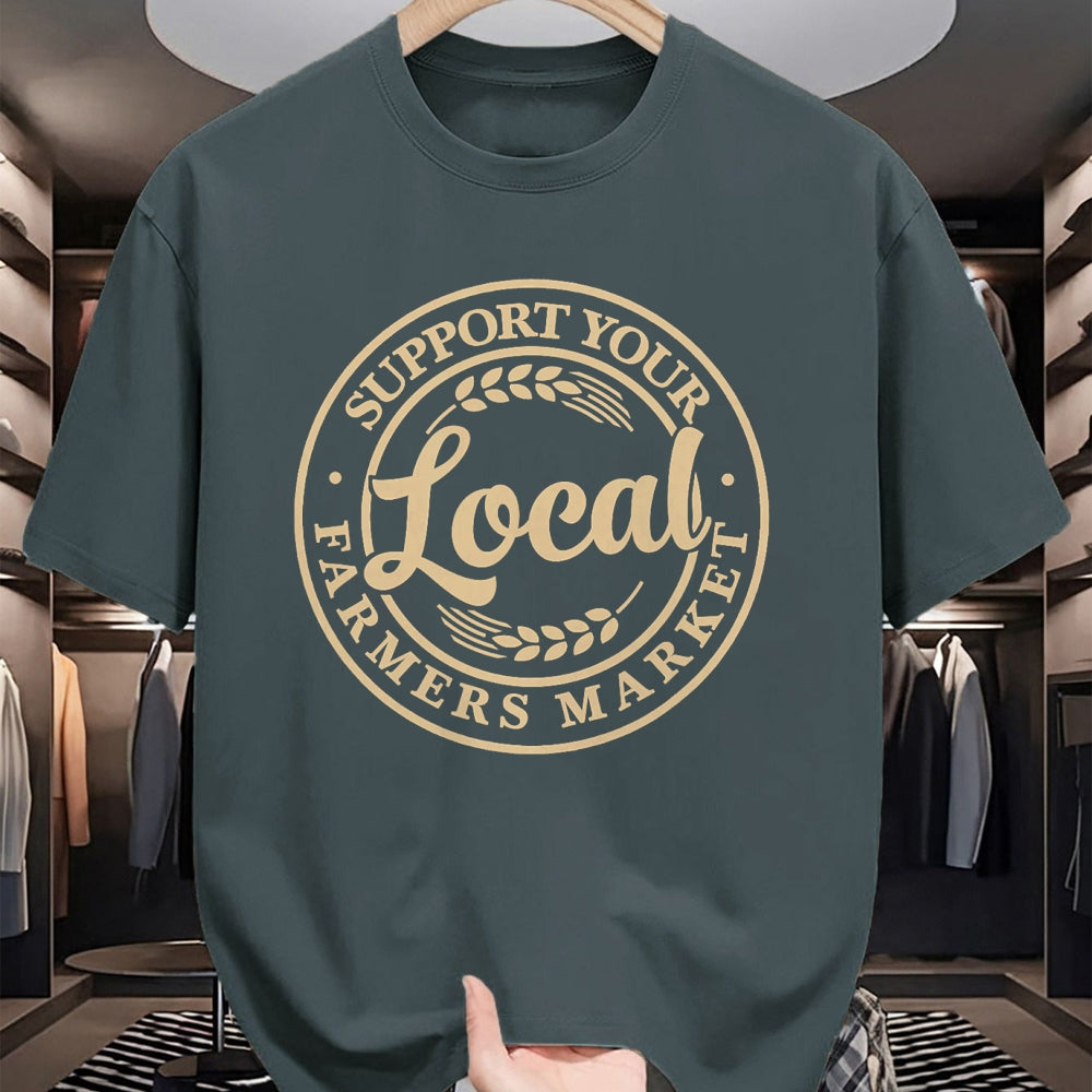 Best Farmer Life Shirt, Funny Farmer UnisexT-Shirt/Hoodie/Sweatshirt HLT00 - Support Your Local Farmers Market Design T-Shirt