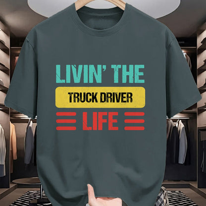Best Truck Driver Life Shirt, Funny Trucker UnisexT-Shirt/Hoodie/Sweatshirt HLT00 - Truck Driver T-Shirt (9)