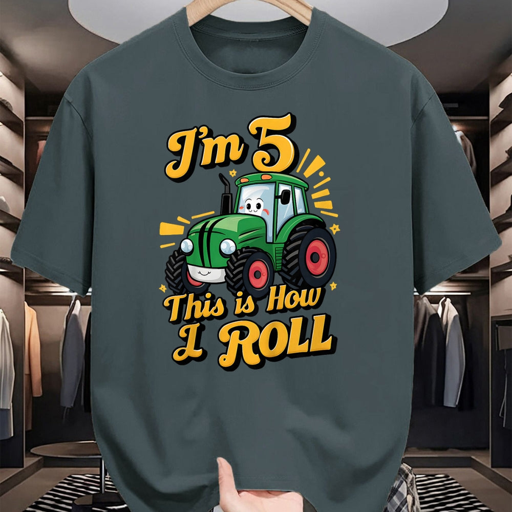Best Farmer Life Shirt, Funny Farmer UnisexT-Shirt/Hoodie/Sweatshirt HLT00 - Kids Farm Green Tractor 5th Birthday Party Farmer Boy 5 Year Old T-Shirt