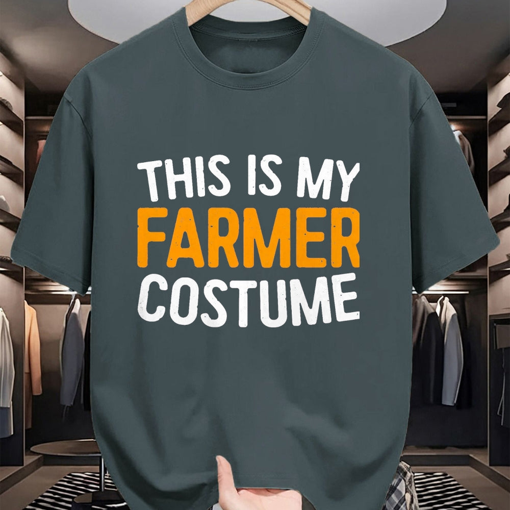 Best Farmer Life Shirt, Funny Farmer UnisexT-Shirt/Hoodie/Sweatshirt HLT00 - This is My Farmer Costume Shirt Adult Kids Farmer Costume T-Shirt, Men, Black, Medium