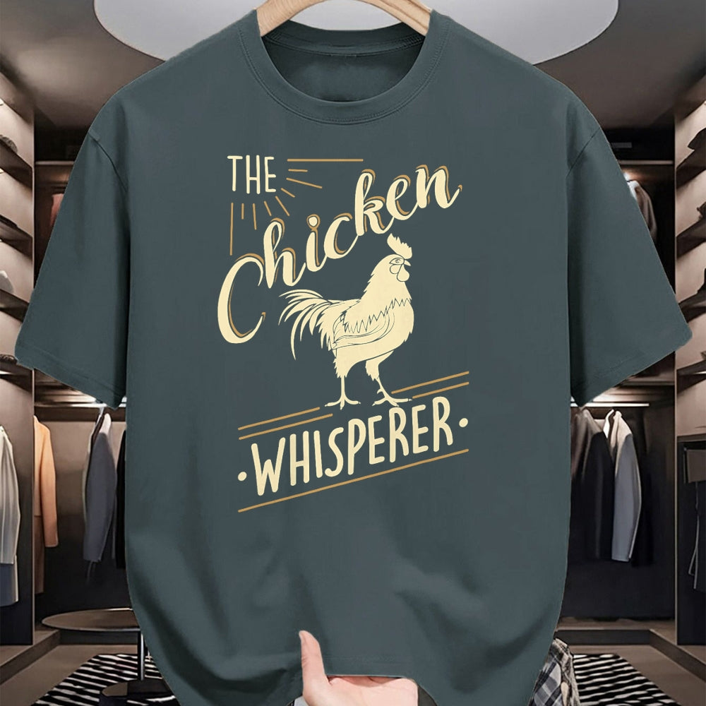 Best Farmer Life Shirt, Funny Farmer UnisexT-Shirt/Hoodie/Sweatshirt HLT00 - The Chicken Whisperer Funny Chicken Lover Farming T-Shirt T-Shirt