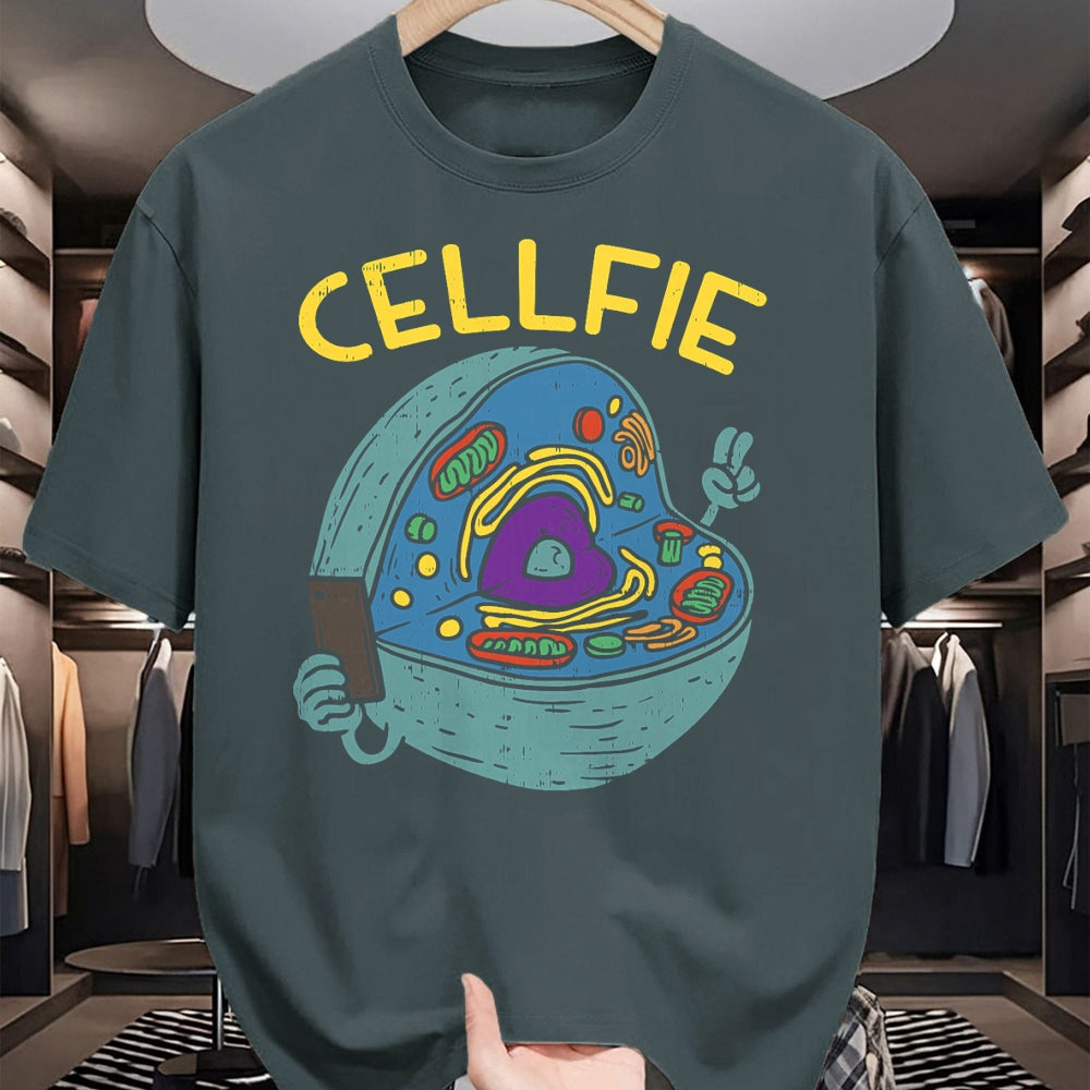 Best Teacher Shirt, Funny Teacher UnisexT-Shirt/Hoodie/Sweatshirt HLT00 - Cell Fie Funny Science Biology Teacher T Shirt T-Shirt
