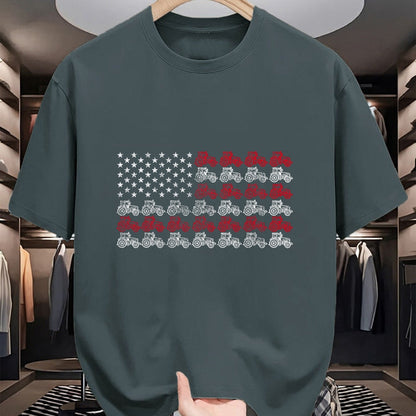 Best Farmer Life Shirt, Funny Farmer UnisexT-Shirt/Hoodie/Sweatshirt HLT00 - Proud Patriotic Freedom Designs Tractor American Flag Farmer T-Shirt - Unisex-AdultsKids, Black, Sh