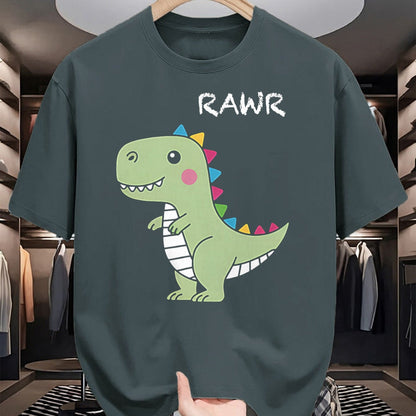 Best Dinosaur Lover Shirt, Funny Dinosaur UnisexT-Shirt/Hoodie/Sweatshirt HLT00 - Cute DinosaursIllustration - Dino Collection - Classic T-Shirt, Men, Black, 3X-Large