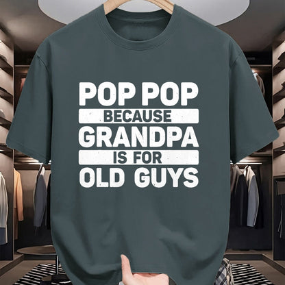 Best Grandpa Shirt, Proud Grandpa Unisex T-Shirt/Hoodie/Sweatshirt HLT00 - Pop Pop Art For Grandpa From Grandkids Father's Day Pop Pop T-Shirt