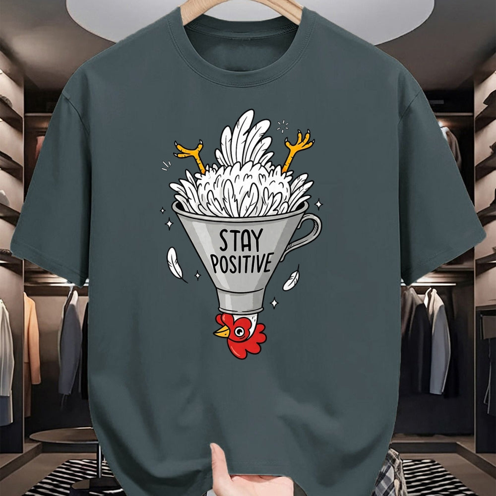 Best Farmer Life Shirt, Funny Farmer UnisexT-Shirt/Hoodie/Sweatshirt HLT00 - Stay Positive Silly Upside-Down Funny Chicken Farmers T-Shirt