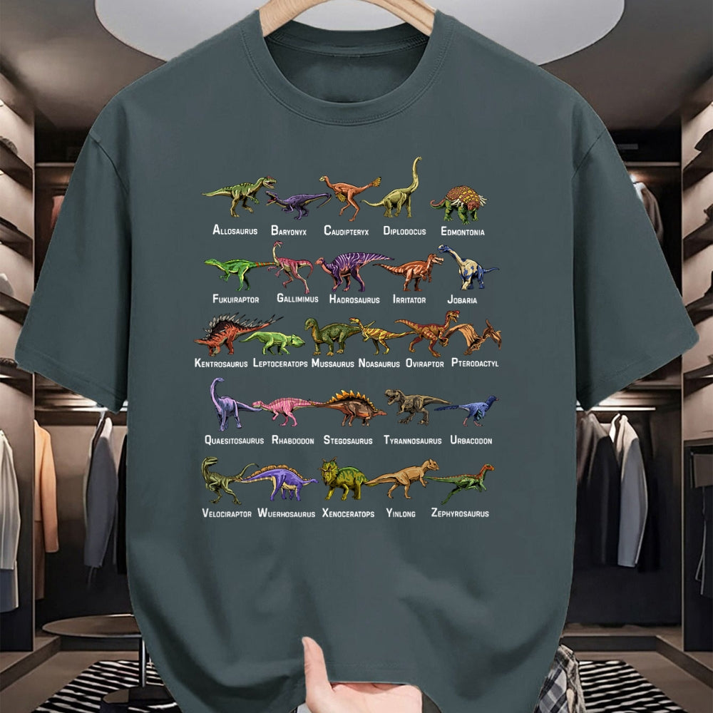 Best Dinosaur Lover Shirt, Funny Dinosaur UnisexT-Shirt/Hoodie/Sweatshirt HLT00 - Dinosaur Alphabet Shirt Educational Dino Dinosaur Lover Kids T-Shirt