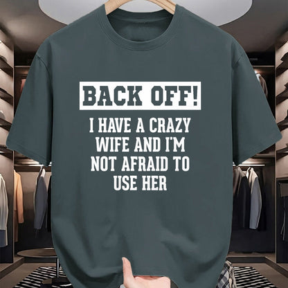 Best Wife Shirt, Wife and Husband Unisex T-Shirt/Hoodie/Sweatshirt HLT00 - Funny Husband Gifts Men, Crazy Wife Sarcastic Husband T-Shirt