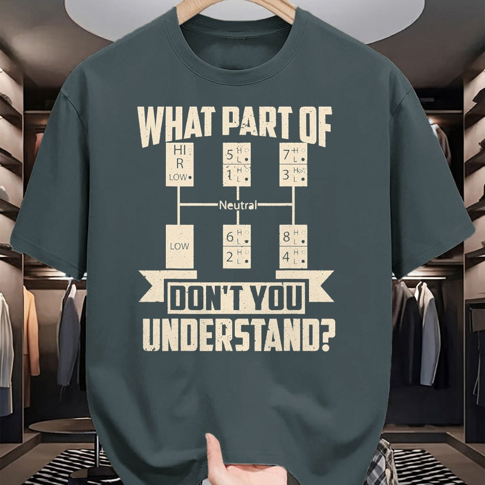 Best Truck Driver Life Shirt, Funny Trucker UnisexT-Shirt/Hoodie/Sweatshirt HLT00 - Trucker What Don't You Understand Man Truck Driver T-Shirt
