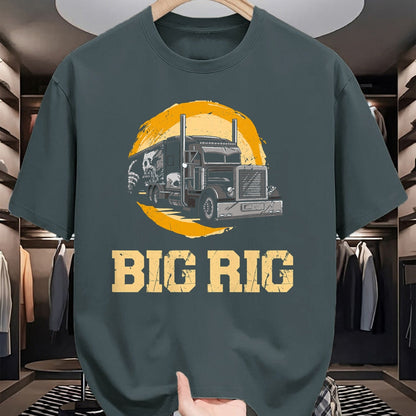 Best Truck Driver Life Shirt, Funny Trucker UnisexT-Shirt/Hoodie/Sweatshirt HLT00 - Trucker Truck Driver Vintage Big Rig T-Shirt (1)