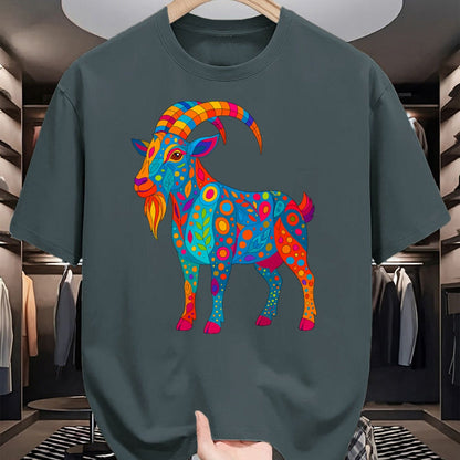 Best Farmer Life Shirt, Funny Farmer UnisexT-Shirt/Hoodie/Sweatshirt HLT00 - Psychedelic Goat T-Shirt