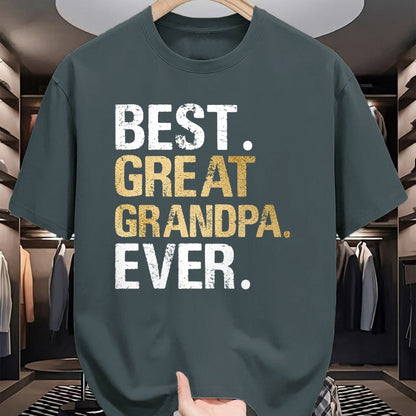 Best Grandpa Shirt, Proud Grandpa Unisex T-Shirt/Hoodie/Sweatshirt HLT00 -Best Great Grandpa Ever Gift from Granddaughter Grandson T-Shirt