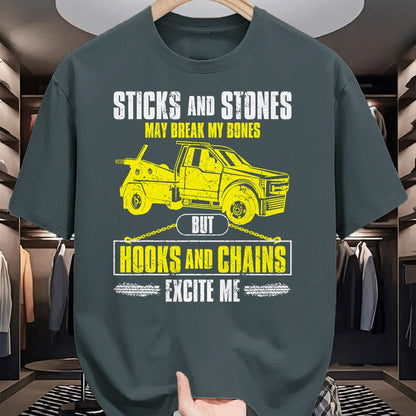Best Truck Driver Life Shirt, Funny Trucker UnisexT-Shirt/Hoodie/Sweatshirt HLT00 - Tow Truck Driver Breakdown Lorry - Thin Yellow Line Trucker T-Shirt Small