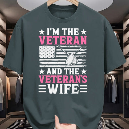 Proud Veteran Shirt, Funny Veteran UnisexT-Shirt/Hoodie/Sweatshirt HLT00 - Female Veteran and Veteran_s Wife Women Veteran Mom Grandma T-Shirt