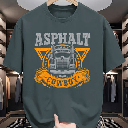 Best Truck Driver Life Shirt, Funny Trucker UnisexT-Shirt/Hoodie/Sweatshirt HLT00 - Asphalt Cowboy Cool Truck Driver Design Trucker T-Shirt (4)