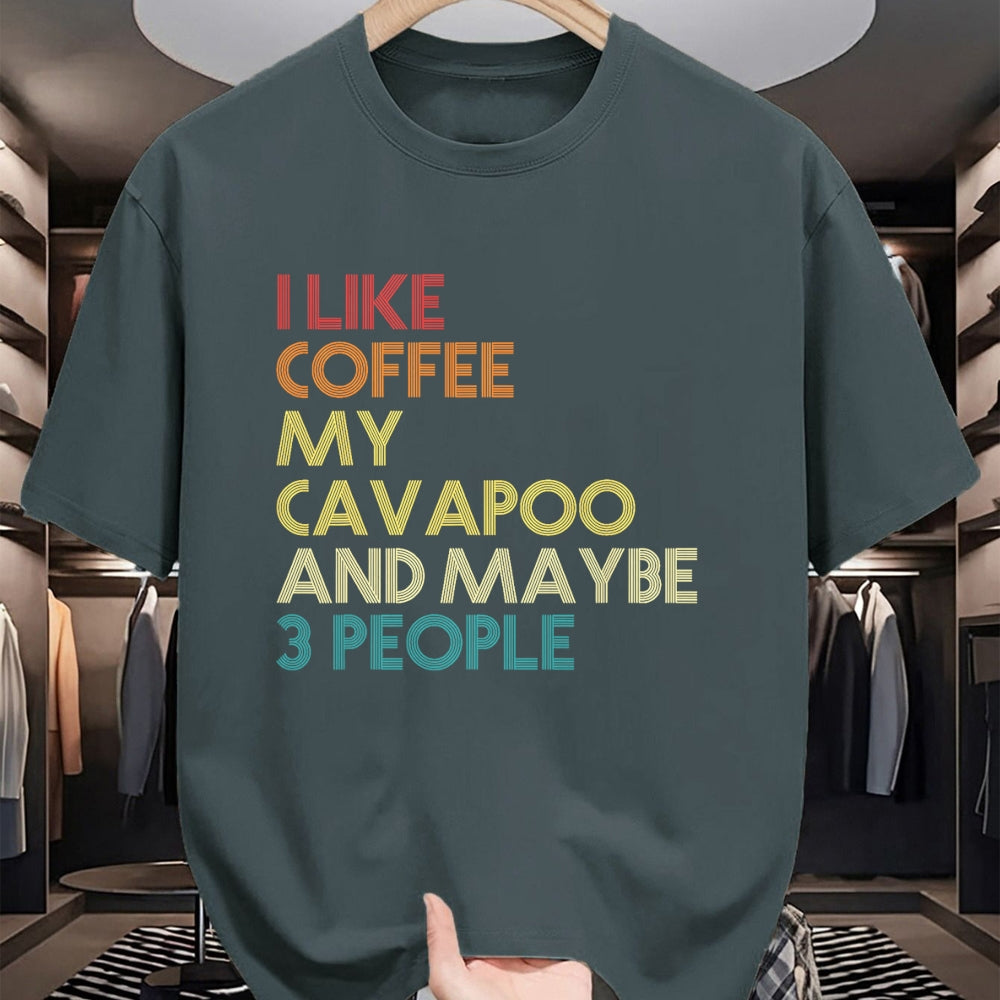 Dog Love Shirt, Dog Lover Gift T-Shirt/Hoodie/Sweatshirt HLT00 - Cavapoo Dog Owner Coffee Lovers Funny Quote Vintage Retro T-Shirt