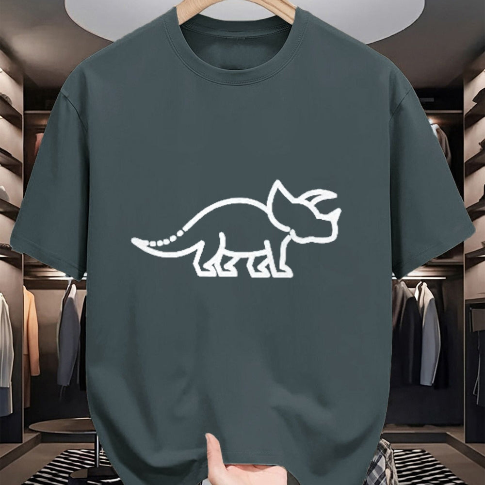 Best Dinosaur Lover Shirt, Funny Dinosaur UnisexT-Shirt/Hoodie/Sweatshirt HLT00 - Triceratops for Men Women & Kids  Dinosaur Badge T-Shirt, Men, Black, Large