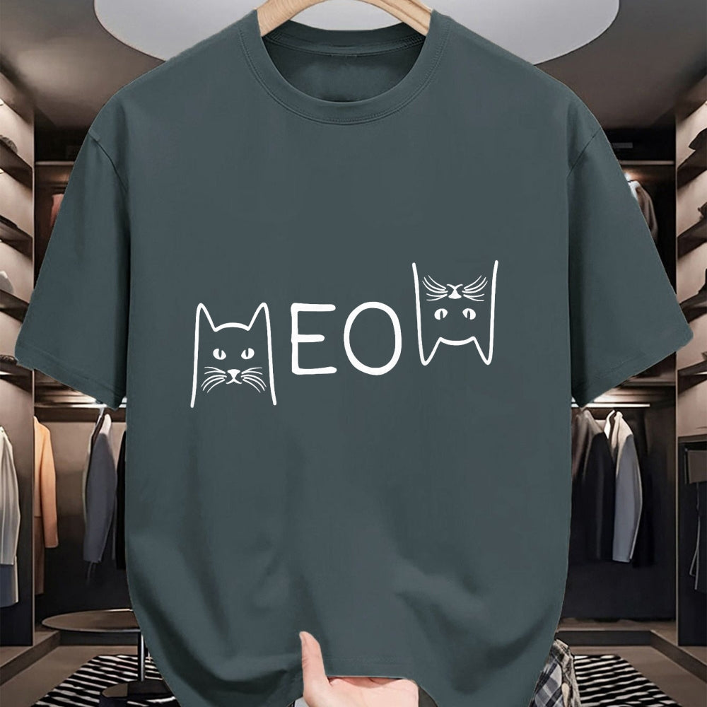 Cat Love Shirt, Funny Cat Lover Gift UnisexT-Shirt/Hoodie/Sweatshirt HLT00 - Meow Cat Shirt Meow Kitty Funny Cats Mom and Cat Dad T-Shirt
