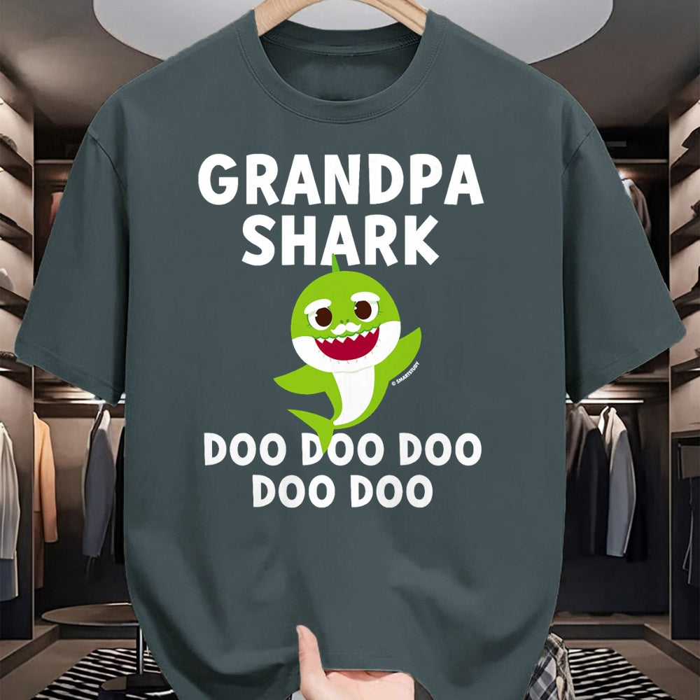Best Grandpa Shirt, Proud Grandpa Unisex T-Shirt/Hoodie/Sweatshirt HLT00 - Pinkfong Grandpa Shark Official T-shirt T-Shirt (1)