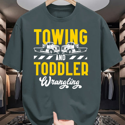 Best Truck Driver Life Shirt, Funny Trucker UnisexT-Shirt/Hoodie/Sweatshirt HLT00 - Tow Truck Driver Dad Trucker Toddler T-Shirt