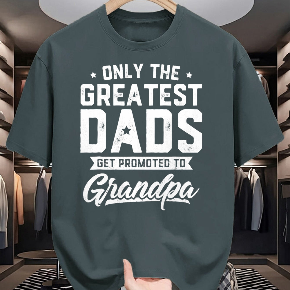 Best Grandpa Shirt, Proud Grandpa Unisex T-Shirt/Hoodie/Sweatshirt HLT00 - Greatest Dads Get Promoted To Grandpa Shirt Father's Day T-Shirt