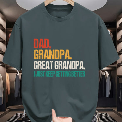 Best Grandpa Shirt, Proud Grandpa Unisex T-Shirt/Hoodie/Sweatshirt HLT00 - Dad Grandpa Great Grandpa Fathers Day For Great Grandfather T-Shirt