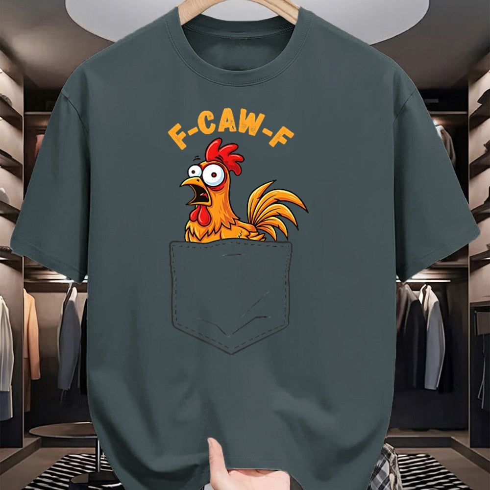 Best Farmer Life Shirt, Funny Farmer UnisexT-Shirt/Hoodie/Sweatshirt HLT00 - F-Caw-F Funny Chicken Pocket Humor Quote Rooster Meme T-Shirt