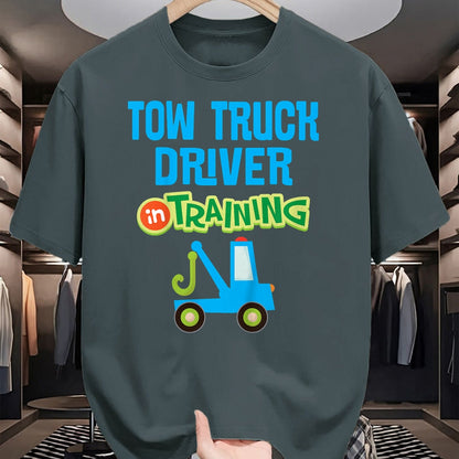 Best Truck Driver Life Shirt, Funny Trucker UnisexT-Shirt/Hoodie/Sweatshirt HLT00 - Kids Future Tow Truck Driver in Training T-Shirt