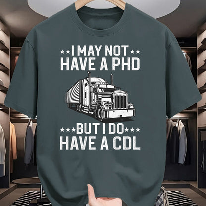Best Truck Driver Life Shirt, Funny Trucker UnisexT-Shirt/Hoodie/Sweatshirt HLT00 - Funny Trucker Design for Men Women CDL Truck Driver Trucking T-Shirt Small